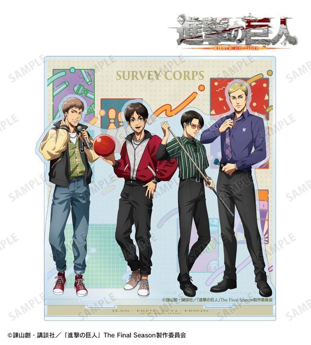 描き下ろし レトロ風ファッションver. アクリルジオラマ