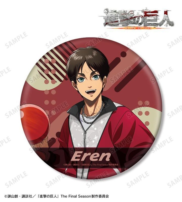 描き下ろし レトロ風ファッションver. BIG缶バッジ