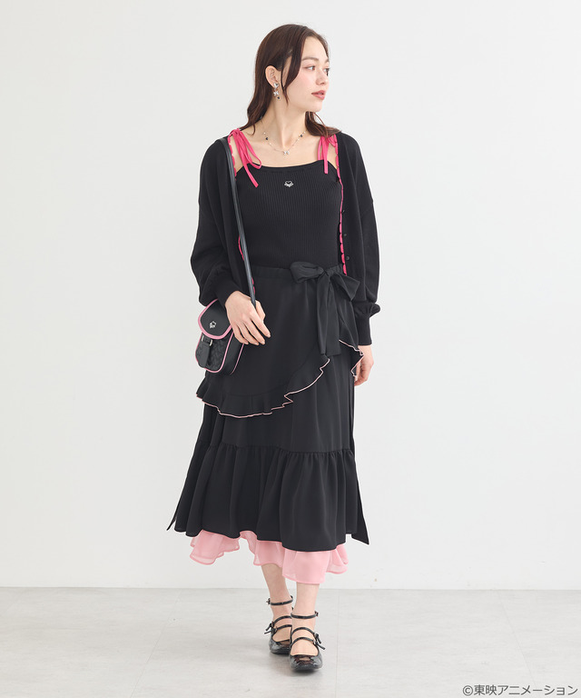 『ふたりはプリキュア』× earth music＆ecology Japan Label「ふたりはプリキュア ニットカーディガン」（C）東映アニメーション