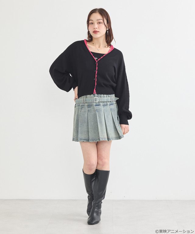 『ふたりはプリキュア』× earth music＆ecology Japan Label「ふたりはプリキュア ニットカーディガン」（C）東映アニメーション