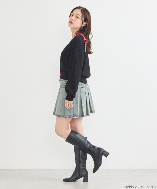 『ふたりはプリキュア』× earth music＆ecology Japan Label「ふたりはプリキュア ニットカーディガン」（C）東映アニメーション