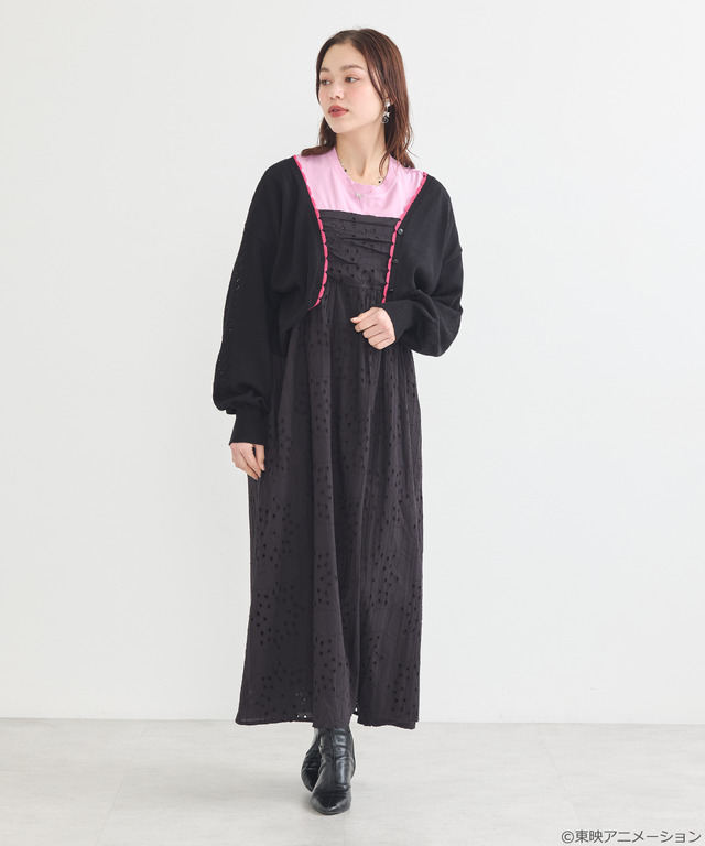 『ふたりはプリキュア』× earth music＆ecology Japan Label「ふたりはプリキュア ニットカーディガン」（C）東映アニメーション