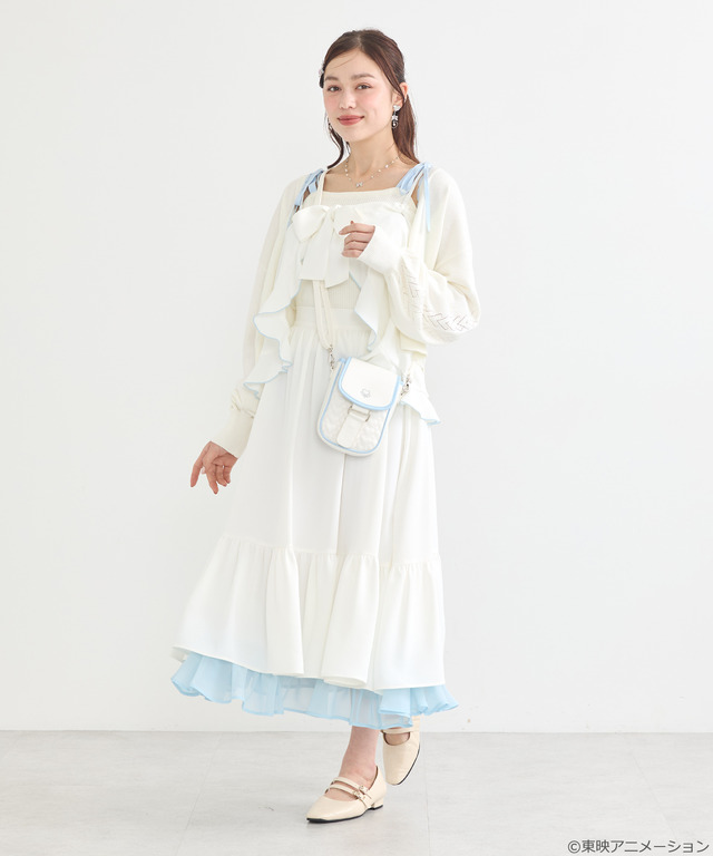 『ふたりはプリキュア』× earth music＆ecology Japan Label「ふたりはプリキュア ニットカーディガン」（C）東映アニメーション