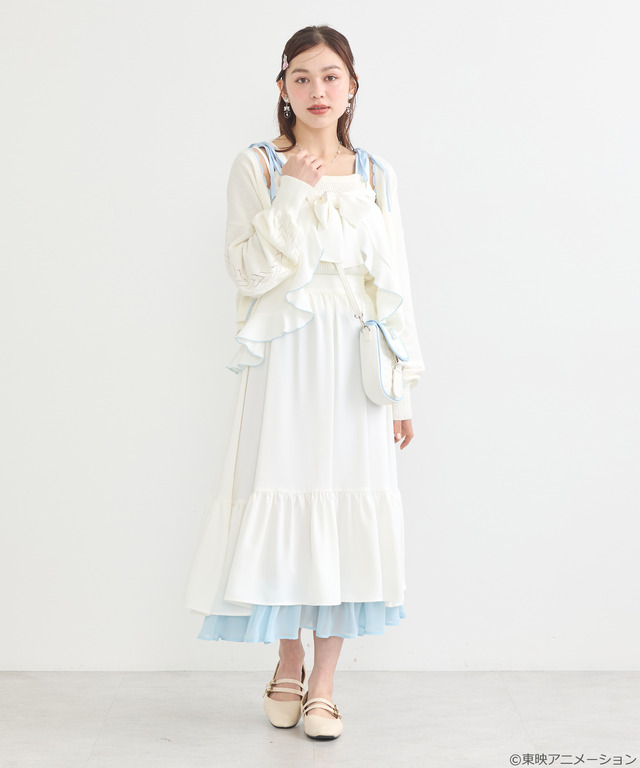 『ふたりはプリキュア』× earth music＆ecology Japan Label「ふたりはプリキュア ニットカーディガン」（C）東映アニメーション