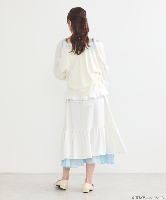 『ふたりはプリキュア』× earth music＆ecology Japan Label「ふたりはプリキュア ニットカーディガン」（C）東映アニメーション