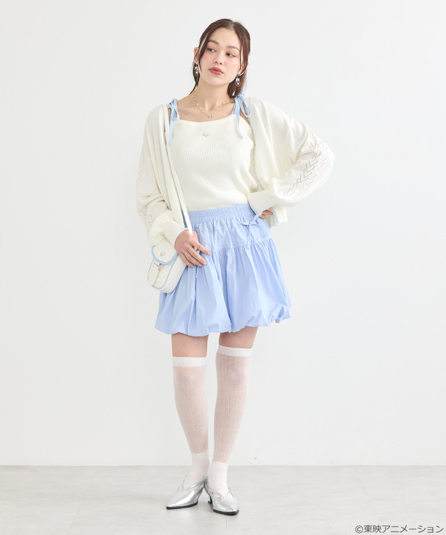 『ふたりはプリキュア』× earth music＆ecology Japan Label「ふたりはプリキュア ニットカーディガン」（C）東映アニメーション