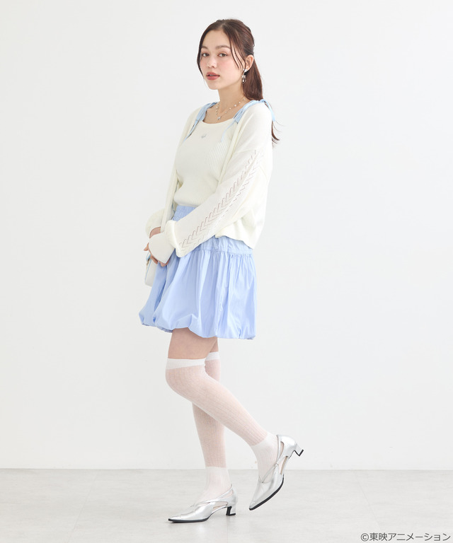 『ふたりはプリキュア』× earth music＆ecology Japan Label「ふたりはプリキュア ニットカーディガン」（C）東映アニメーション