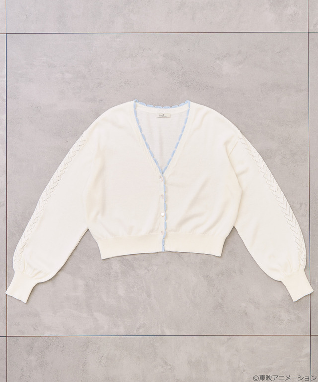 『ふたりはプリキュア』× earth music＆ecology Japan Label「ふたりはプリキュア ニットカーディガン」（C）東映アニメーション