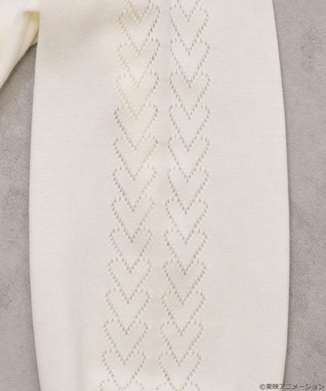 『ふたりはプリキュア』× earth music＆ecology Japan Label「ふたりはプリキュア ニットカーディガン」（C）東映アニメーション