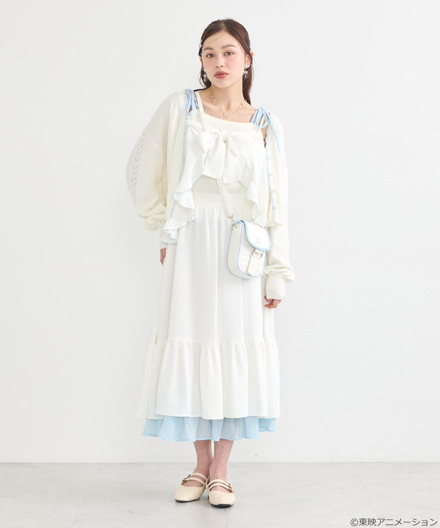 『ふたりはプリキュア』× earth music＆ecology Japan Label「ふたりはプリキュア ニットキャミソール」（C）東映アニメーション