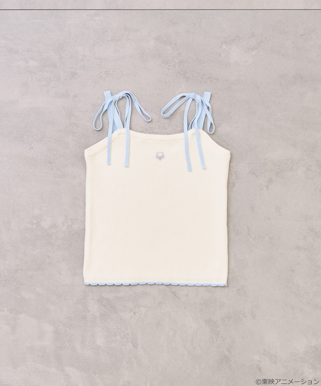 『ふたりはプリキュア』× earth music＆ecology Japan Label「ふたりはプリキュア ニットキャミソール」（C）東映アニメーション