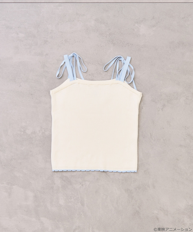 『ふたりはプリキュア』× earth music＆ecology Japan Label「ふたりはプリキュア ニットキャミソール」（C）東映アニメーション