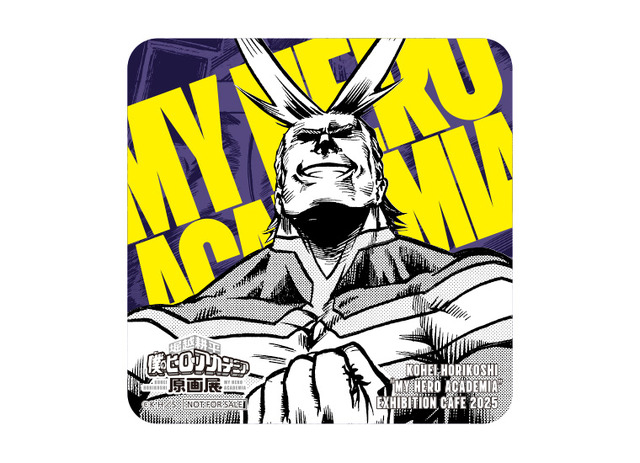 オールマイト紙コースター（C）堀越耕平／集英社