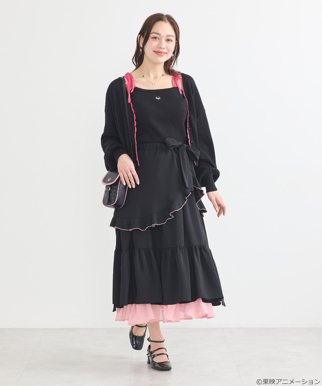 『ふたりはプリキュア』× earth music＆ecology Japan Label「ふたりはプリキュア レイヤードスカート」（C）東映アニメーション