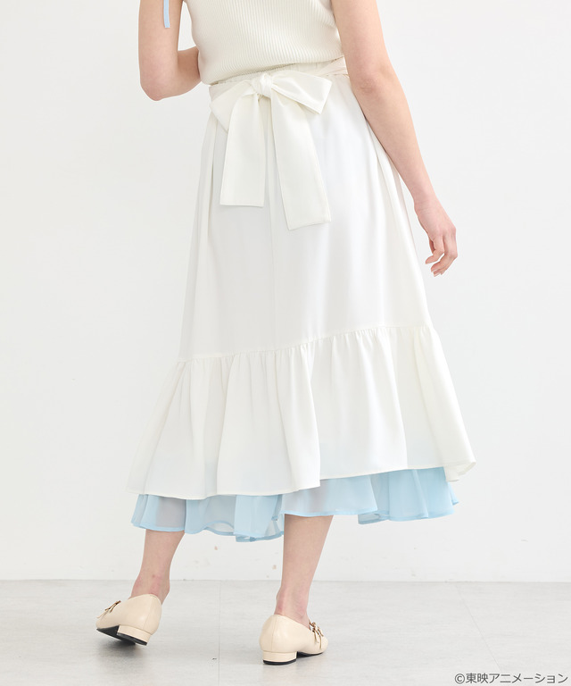 『ふたりはプリキュア』× earth music＆ecology Japan Label「ふたりはプリキュア レイヤードスカート」（C）東映アニメーション