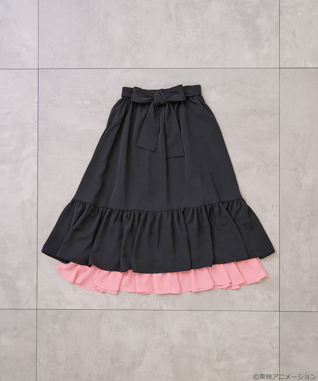 『ふたりはプリキュア』× earth music＆ecology Japan Label「ふたりはプリキュア レイヤードスカート」（C）東映アニメーション