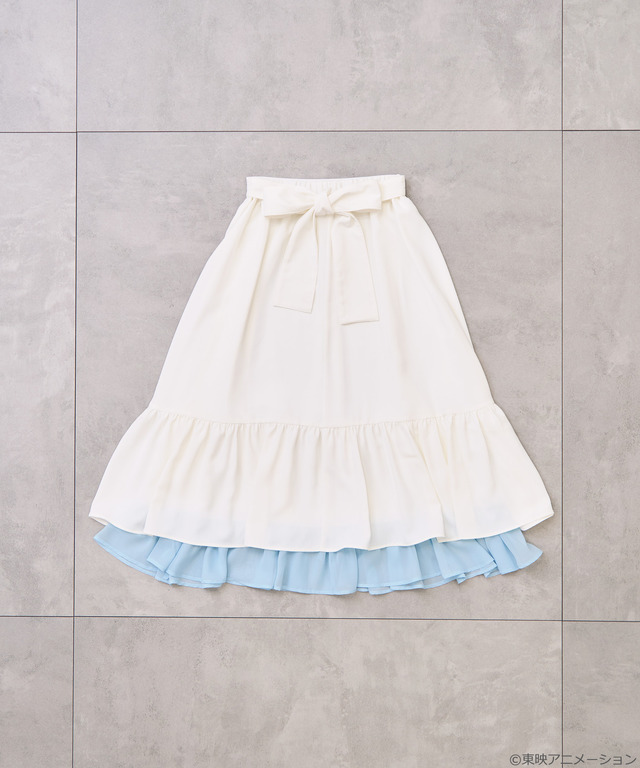 『ふたりはプリキュア』× earth music＆ecology Japan Label「ふたりはプリキュア レイヤードスカート」（C）東映アニメーション