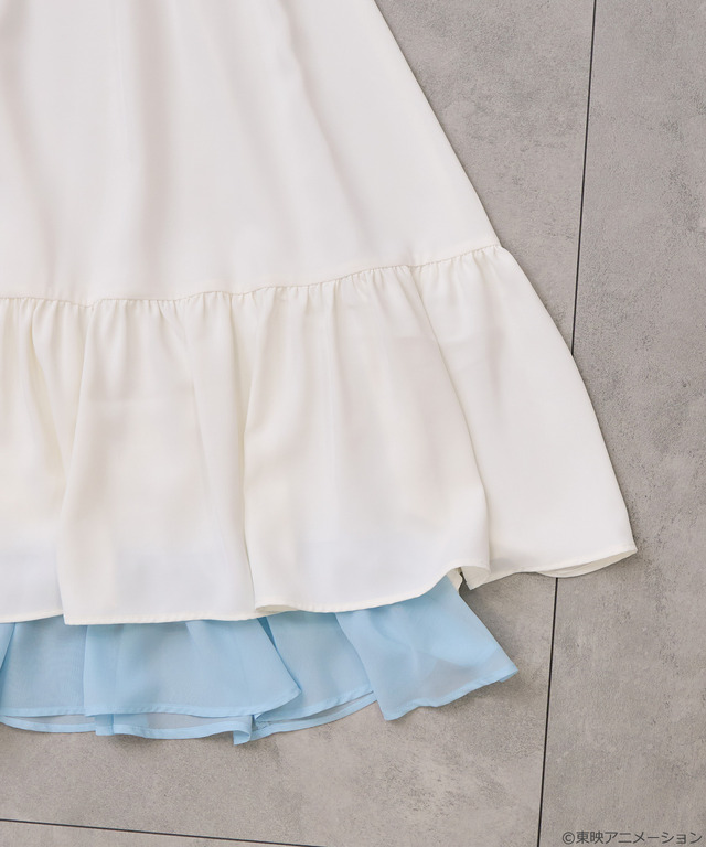 『ふたりはプリキュア』× earth music＆ecology Japan Label「ふたりはプリキュア レイヤードスカート」（C）東映アニメーション