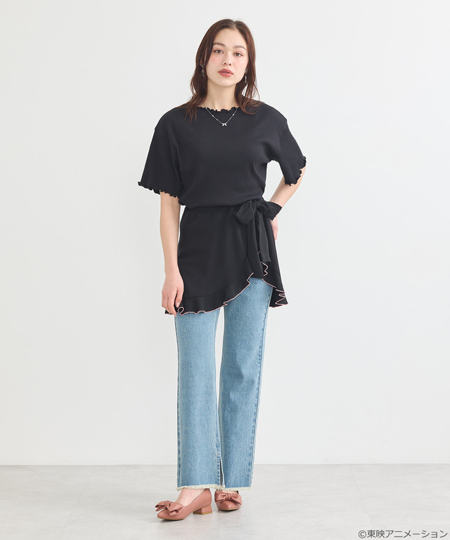 『ふたりはプリキュア』× earth music＆ecology Japan Label「ふたりはプリキュア 2WAYラップスカート」（C）東映アニメーション