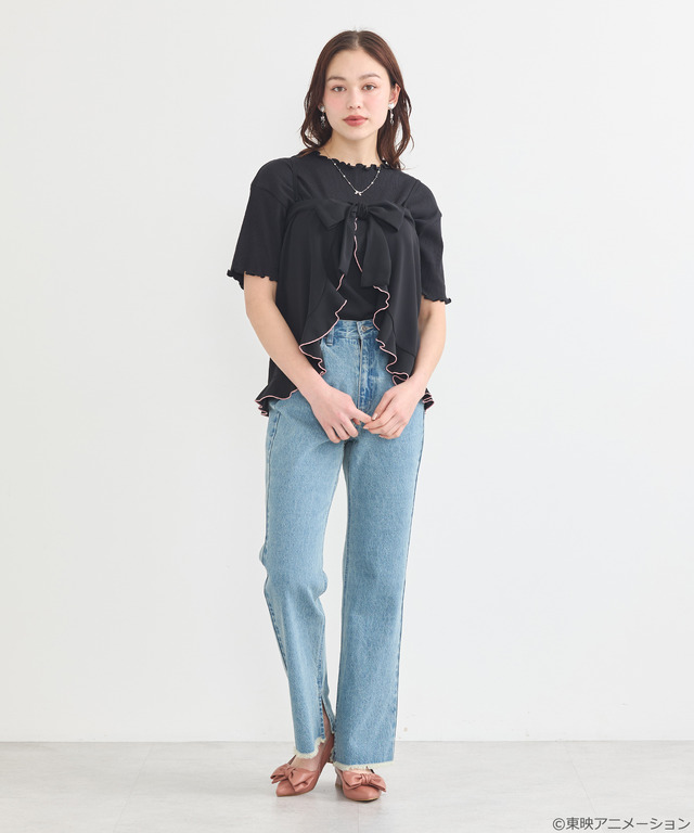 『ふたりはプリキュア』× earth music＆ecology Japan Label「ふたりはプリキュア 2WAYラップスカート」（C）東映アニメーション