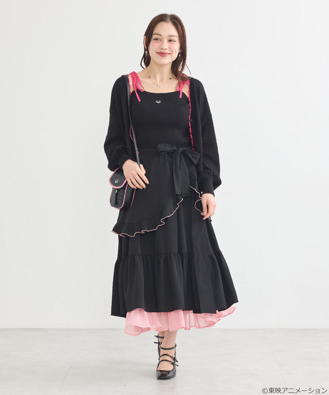 『ふたりはプリキュア』× earth music＆ecology Japan Label「ふたりはプリキュア 2WAYラップスカート」（C）東映アニメーション