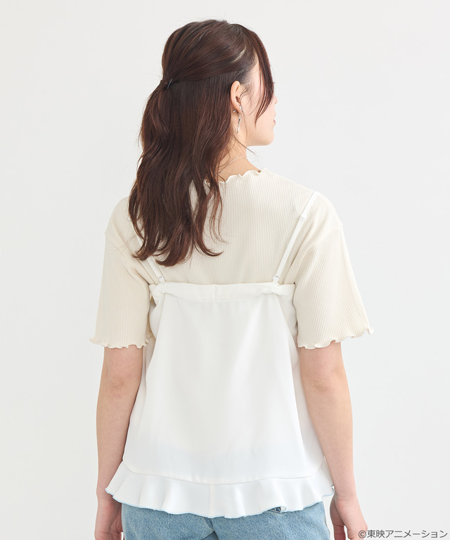 『ふたりはプリキュア』× earth music＆ecology Japan Label「ふたりはプリキュア 2WAYラップスカート」（C）東映アニメーション