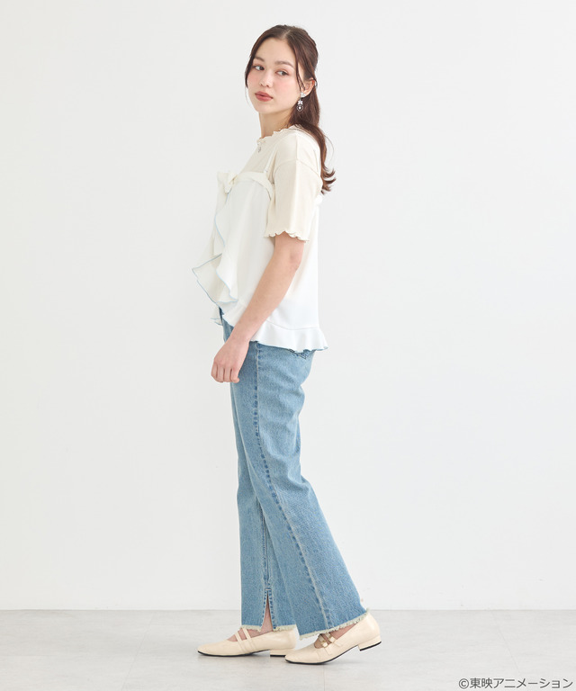 『ふたりはプリキュア』× earth music＆ecology Japan Label「ふたりはプリキュア 2WAYラップスカート」（C）東映アニメーション