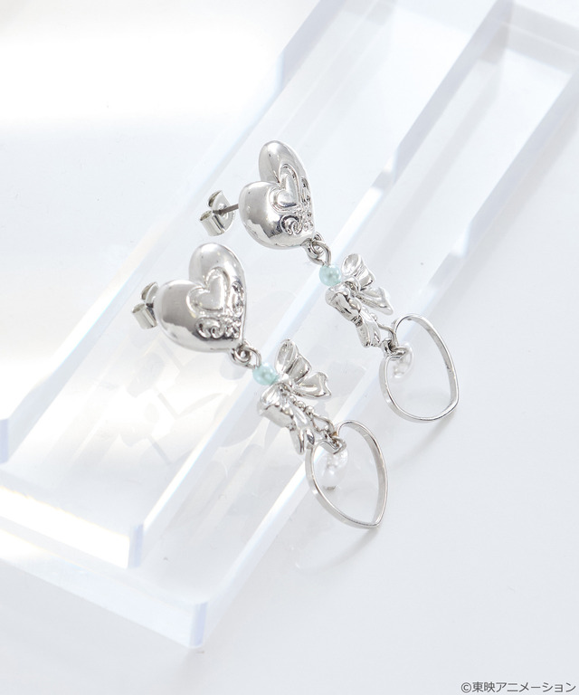 『ふたりはプリキュア』× earth music＆ecology Japan Label「ふたりはプリキュア ピアス」（C）東映アニメーション