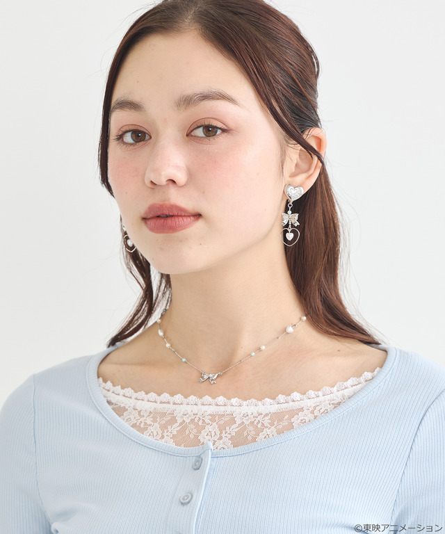 『ふたりはプリキュア』× earth music＆ecology Japan Label「ふたりはプリキュア ネックレス」（C）東映アニメーション