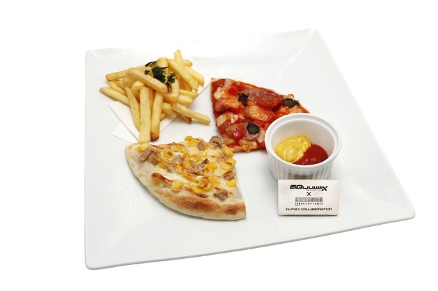 マチュとニャアンのピザパーティプレート