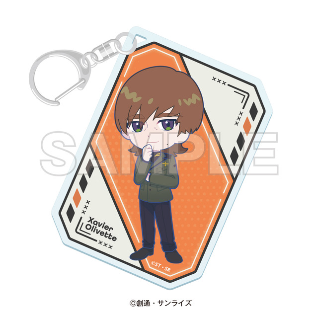 トレーディングミニキャラアクリルキーホルダー