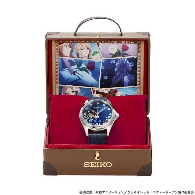 「ヴァイオレット・エヴァーガーデン×セイコー 機械式腕時計」