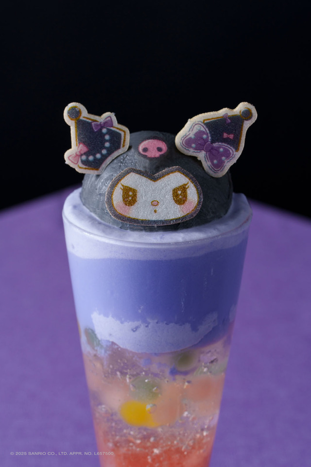 「KUROMI Drink」（C）2025 SANRIO CO., LTD. APPR.NO.L657500