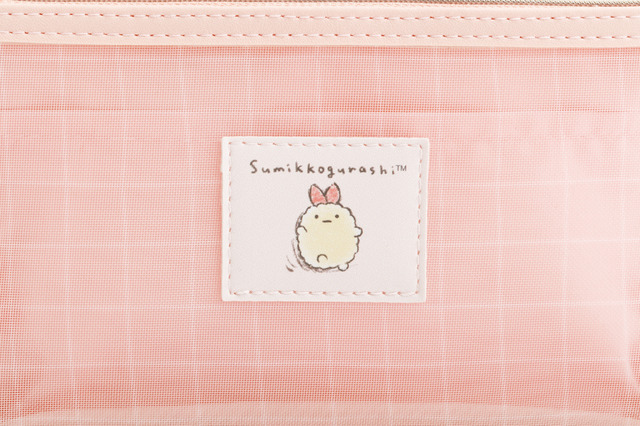 「メッシュペンポーチ えびふらいのしっぽ」（C）2025 SAN-X CO., LTD. ALL RIGHTS RESERVED.