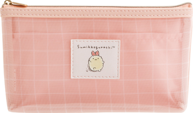 「メッシュペンポーチ えびふらいのしっぽ」（C）2025 SAN-X CO., LTD. ALL RIGHTS RESERVED.