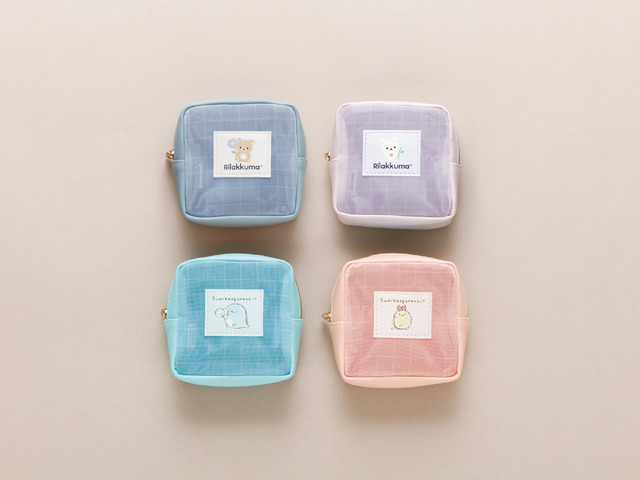 「メッシュミニポーチ リラックマ」など（C）2025 SAN-X CO., LTD. ALL RIGHTS RESERVED.