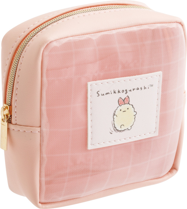 「メッシュミニポーチ えびふらいのしっぽ」（C）2025 SAN-X CO., LTD. ALL RIGHTS RESERVED.