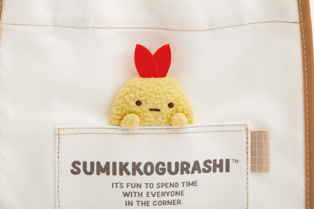 「ミニトートバッグ えびふらいのしっぽ」（C）2025 SAN-X CO., LTD. ALL RIGHTS RESERVED.