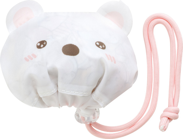 「エコロン しろくま」収納時（C）2025 SAN-X CO., LTD. ALL RIGHTS RESERVED.