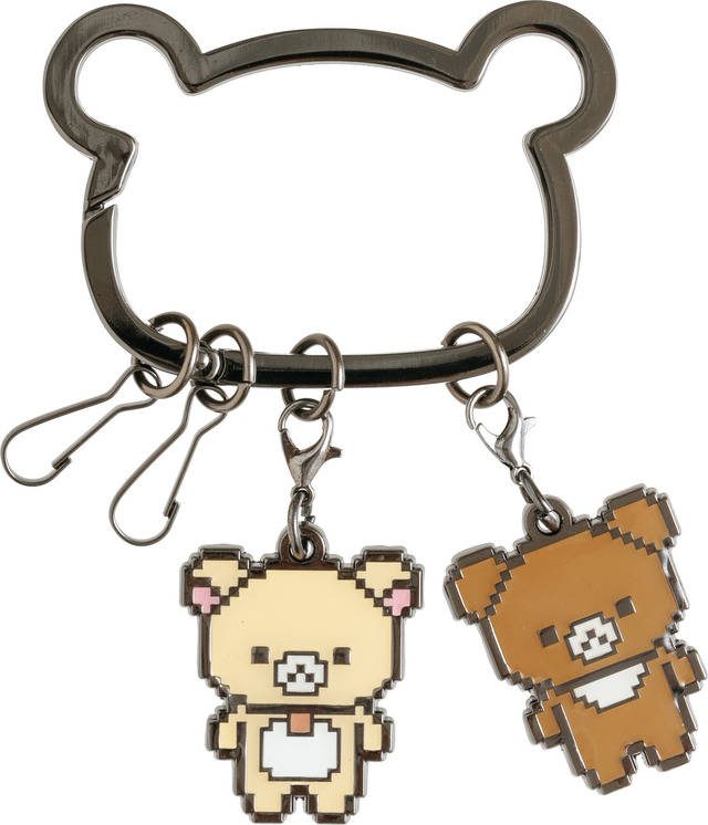 「ゲーミングリラックマ メタルカラビナキーホルダー コリラックマ＆チャイロイコグマ」（C）2025 SAN-X CO., LTD. ALL RIGHTS RESERVED.