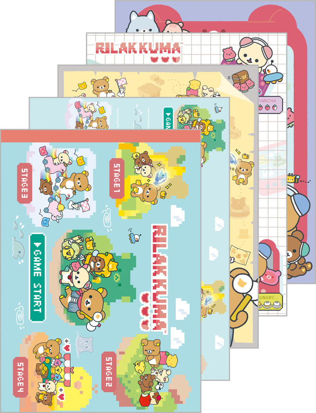 「ゲーミングリラックマ メモパッド」（C）2025 SAN-X CO., LTD. ALL RIGHTS RESERVED.