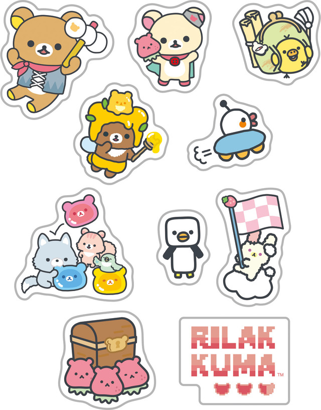 「ゲーミングリラックマ クリアシールビッツ」（C）2025 SAN-X CO., LTD. ALL RIGHTS RESERVED.