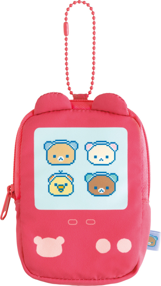 「ゲーミングリラックマ ショッピングバッグ」付属のゲーム機型風の収納ポーチ（C）2025 SAN-X CO., LTD. ALL RIGHTS RESERVED.