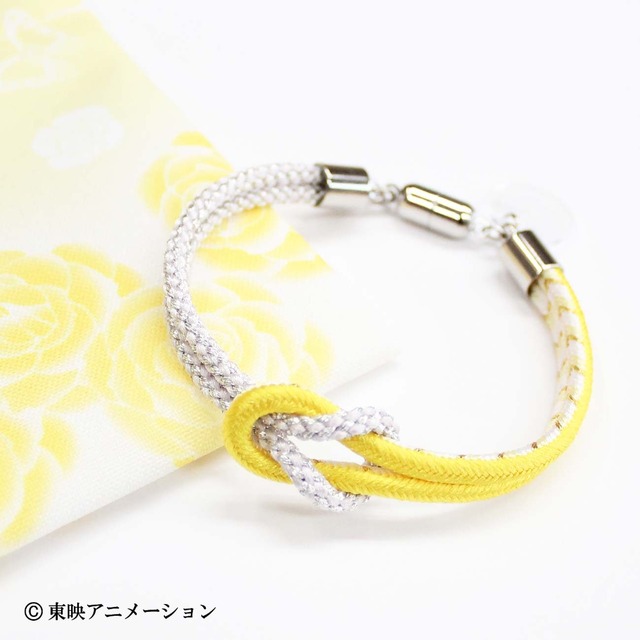 「Yes！プリキュア5GoGo！ 京くみひもブレスレット＆バネ口ポーチ キュアレモネード」（C）東映アニメーション