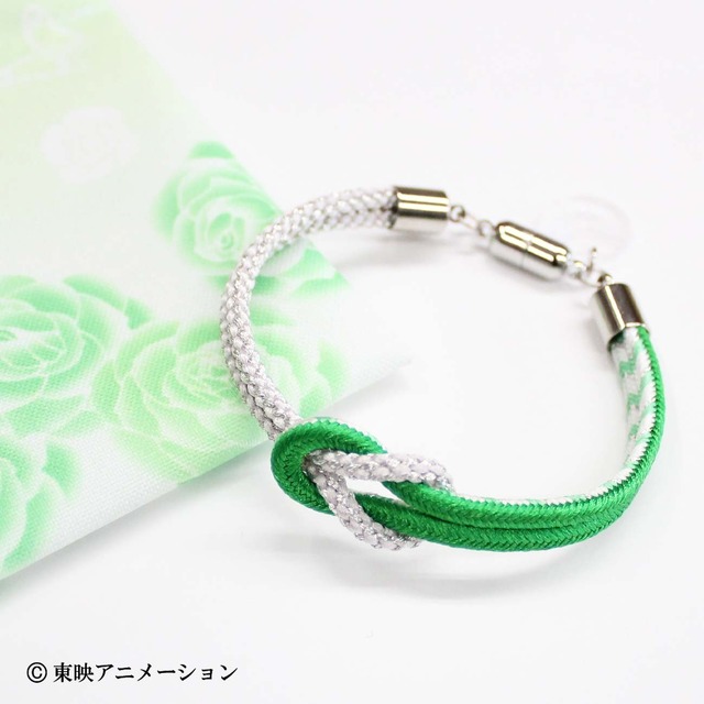 「Yes！プリキュア5GoGo！ 京くみひもブレスレット＆バネ口ポーチ キュアミント」（C）東映アニメーション