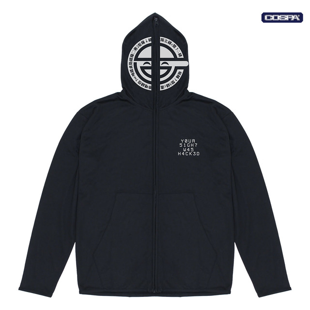 笑い男アイコン フルジップパーカー