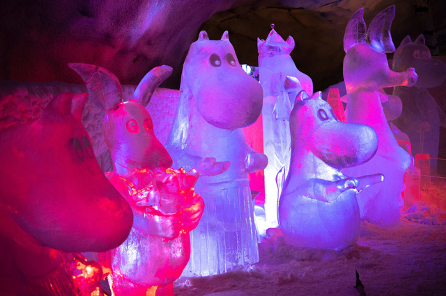Moomin Ice Cave/ムーミン 氷の洞窟（Leppävirta｜レッパヴィルタ）