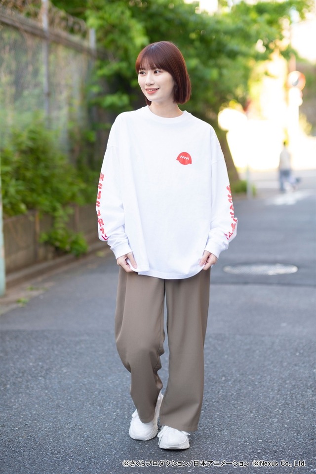 チルマルコチャンロングスリーブＴシャツ（C）さくらプロダクション/日本アニメーション（C）Nexus Co., Ltd.