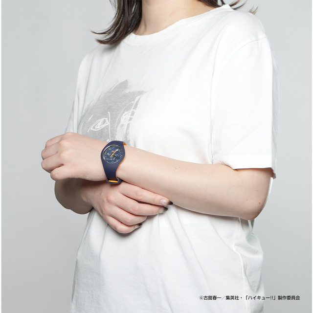 「アニメ『ハイキュー!!』× アイスウォッチ烏野高校」着用例（C）古舘春一／集英社・「ハイキュー!!」製作委員会