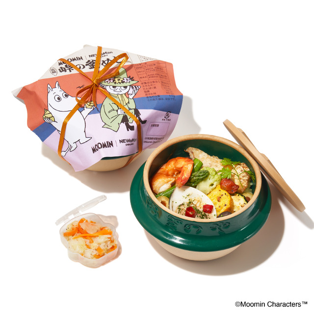 ニュウマン新宿×『ムーミン』　OGINOYA OHACO「東京の釜めし『夏』 MOOMIN×NEWoMan SHINJUKUコラボver.」（C）Moomin Characters